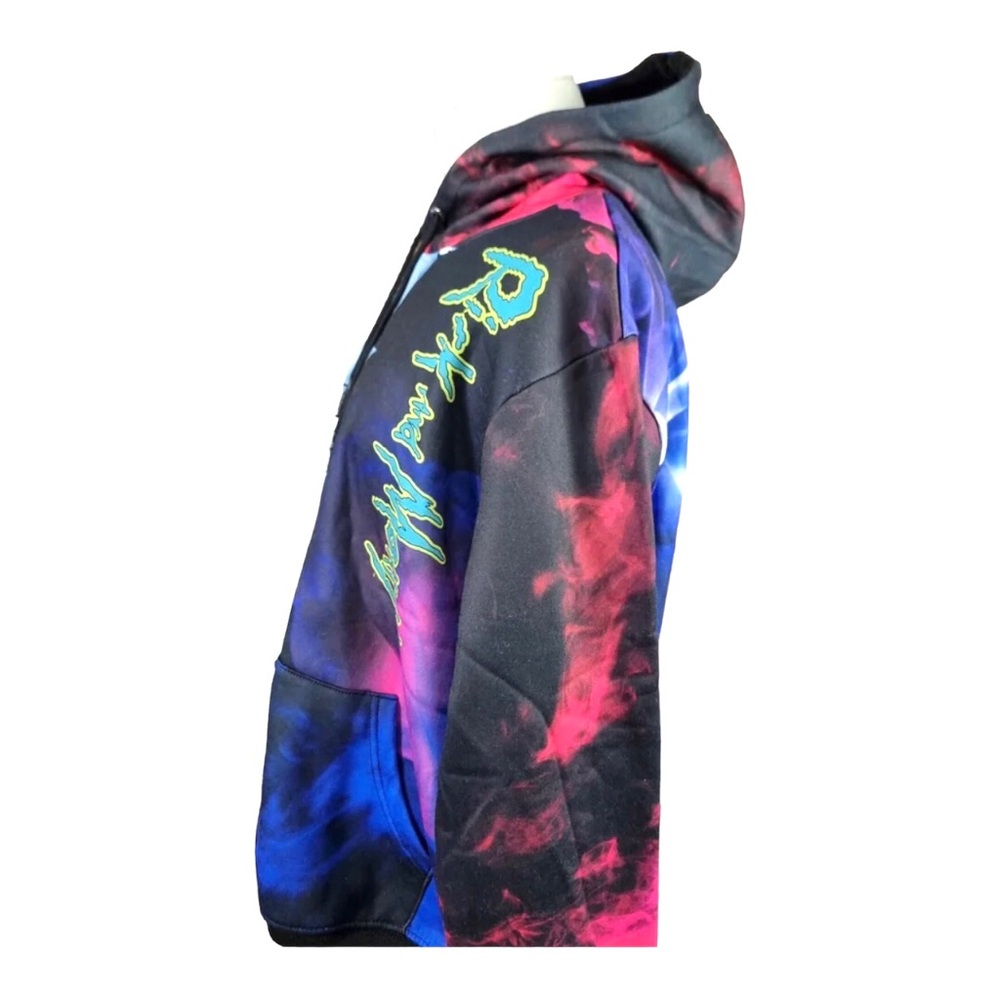 MEMBERS ONLY x Rick And Morty Print pullover hoodie size small new - Picture 3 of 8